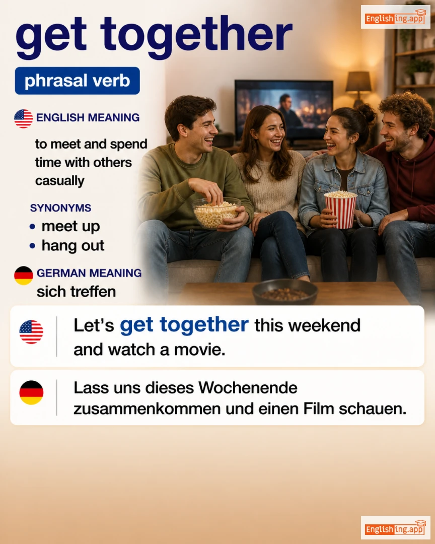 Get Together: English expression meaning and example