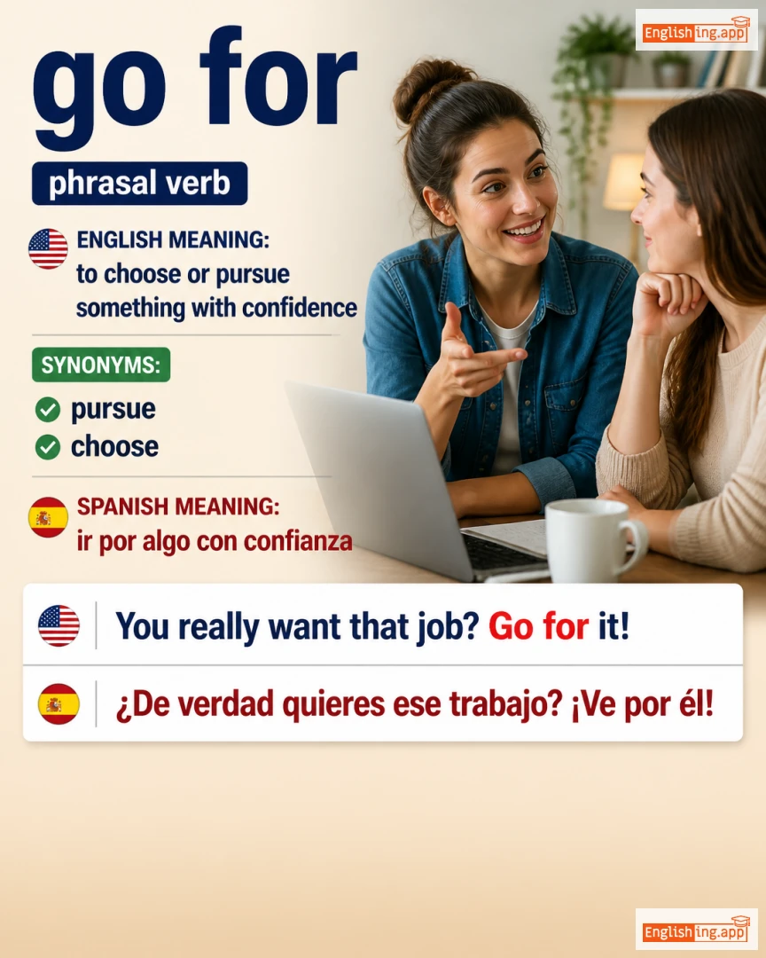 Go For: English expression meaning and example