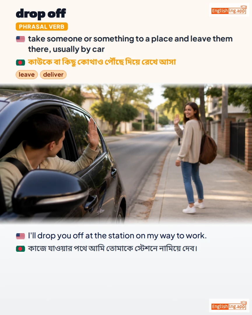 Drop Off: English expression meaning and example