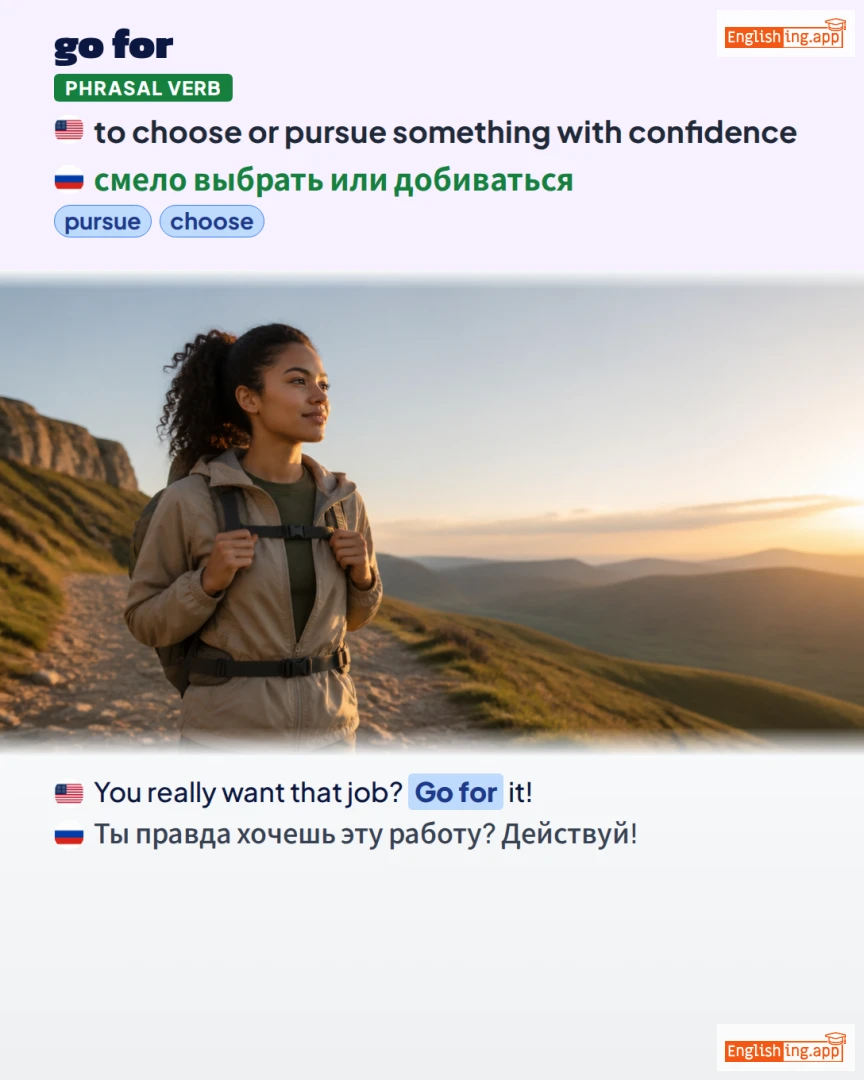 Go For: English expression meaning and example
